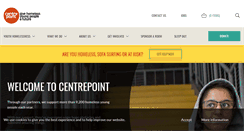 Desktop Screenshot of centrepoint.org.uk